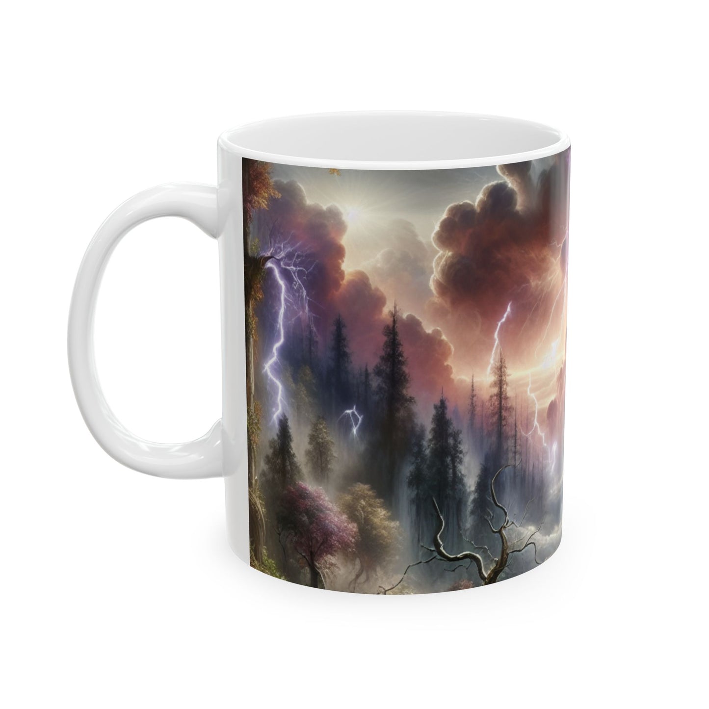 "Bosque Trueno" - La taza de cerámica alienígena 11oz