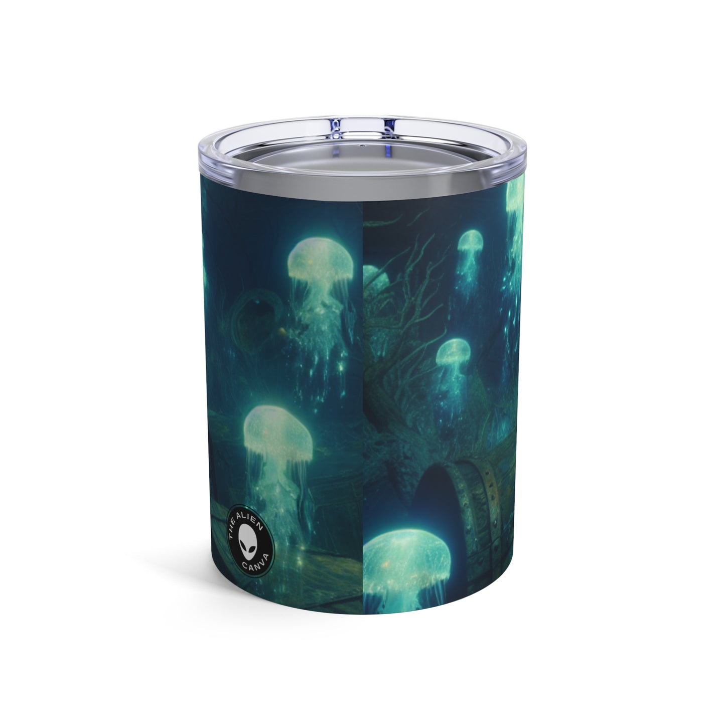 "Glowing Jellyfishes in the Deep" - The Alien Tumbler 10oz