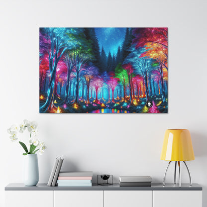 "Crystal Glow: The Enchanted Forest" - The Alien Canva