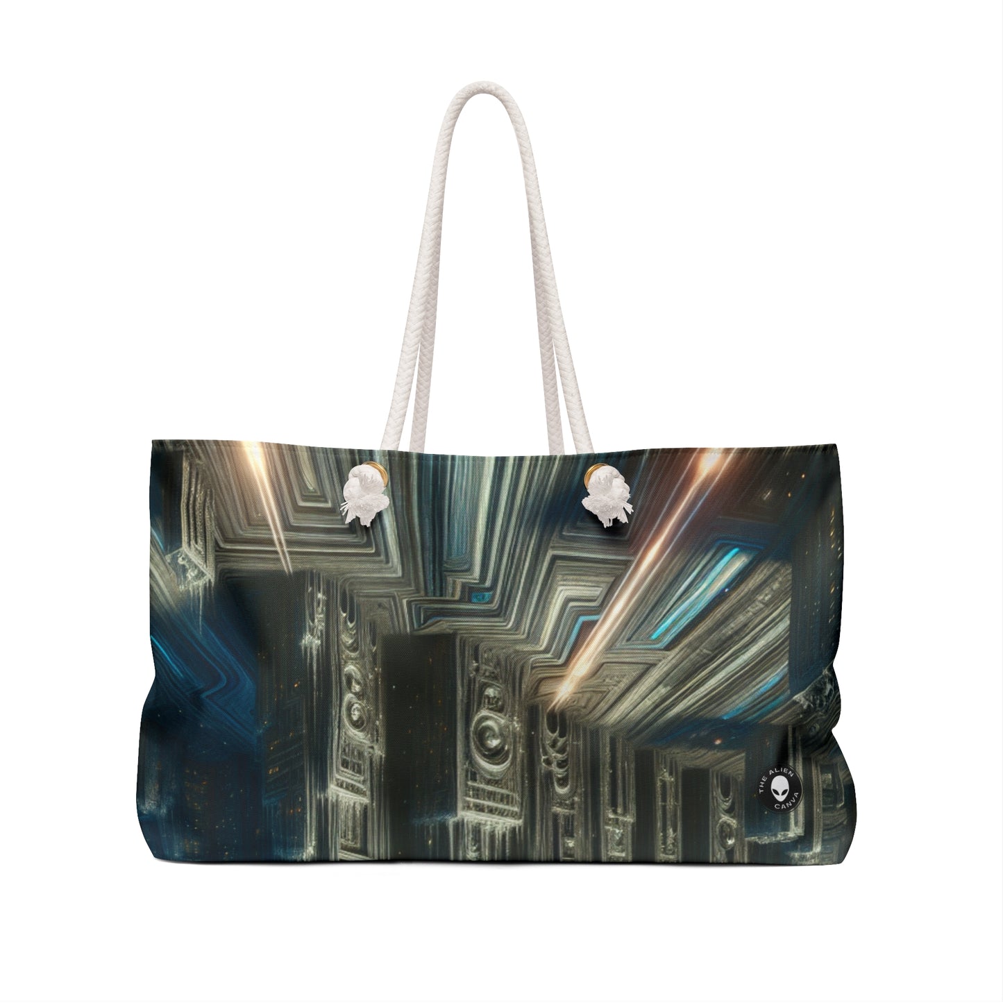 « Paysage urbain nocturne fondu » - Le sac de week-end Alien