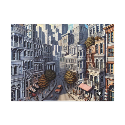 "Enchanted Passage: Transcending Reality" - The Alien Canva Trompe-l'oeil