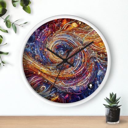 'Cyber ​​Journeys' - El reloj de pared alienígena Arte digital