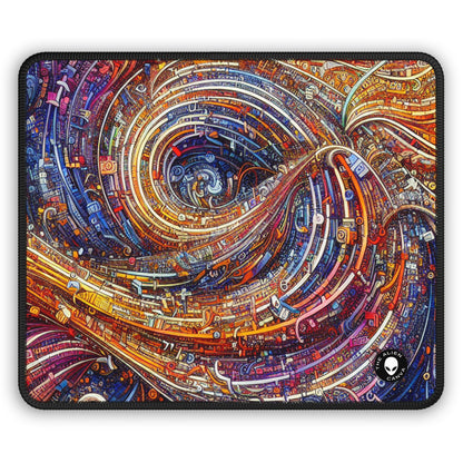 'Cyber Journeys' - The Alien Gaming Mouse Pad Digital Art