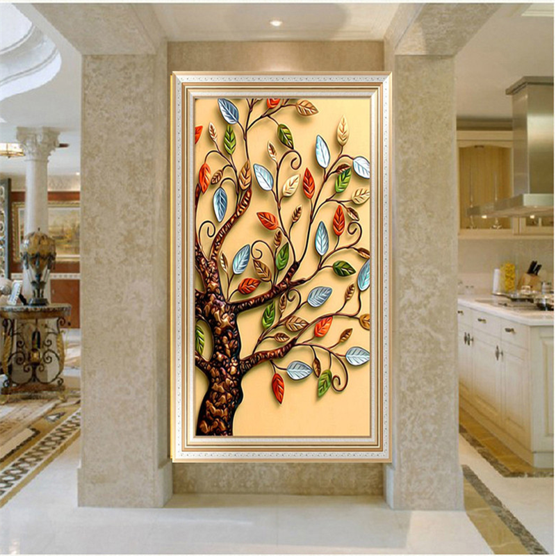 5D diamond painting fortune tree