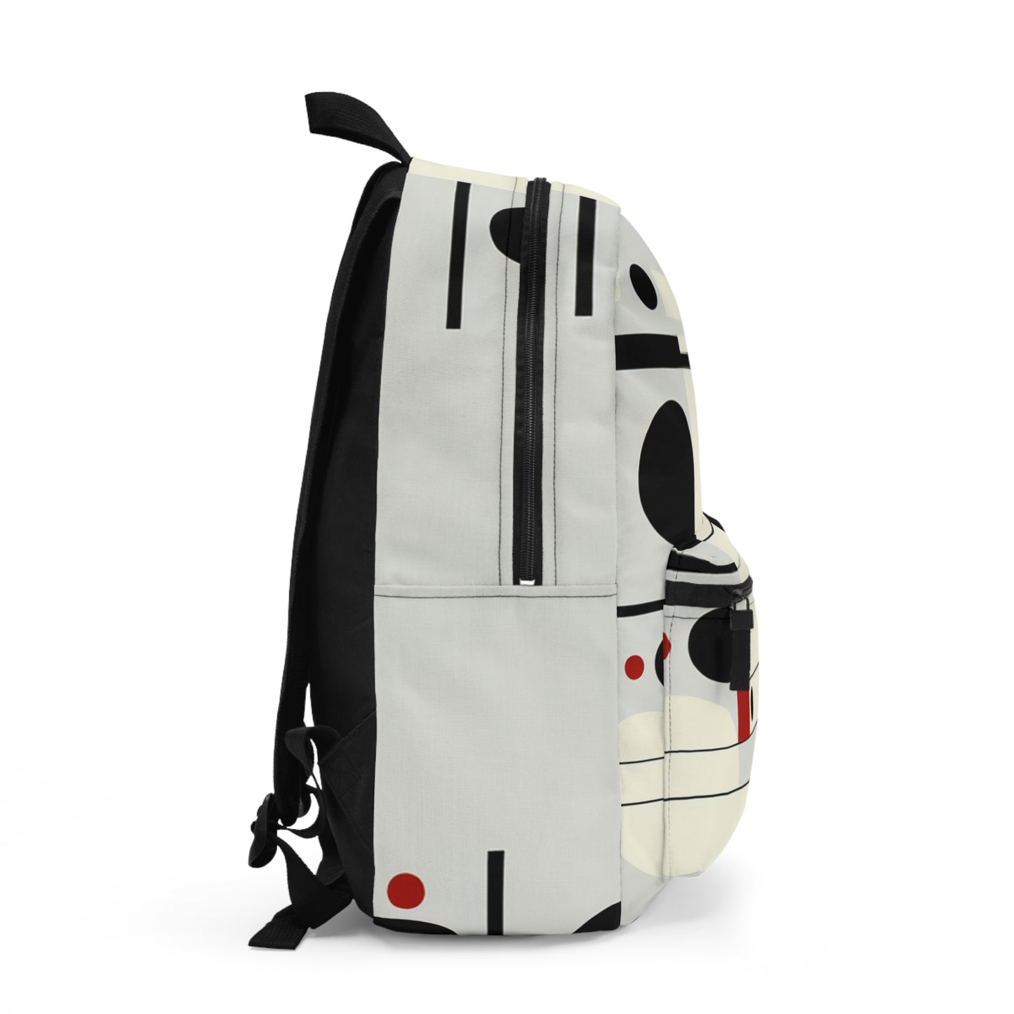 "Dynamic Balance: A Suprematist Exploration" - The Alien Backpack Suprematism