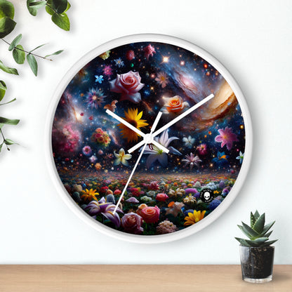 "Floral Constellations" - The Alien Wall Clock