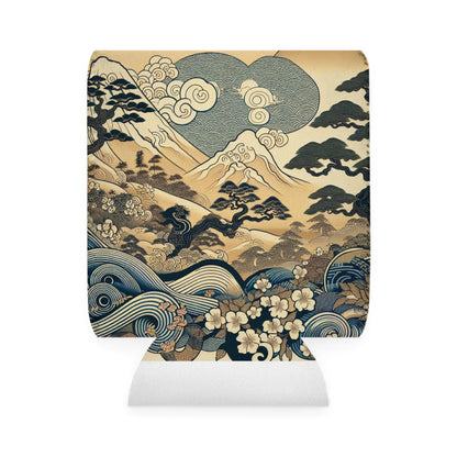 "The Festive Dreams of Edo" - The Alien Can Cooler Sleeve Ukiyo-e (Japanese Woodblock Printing)