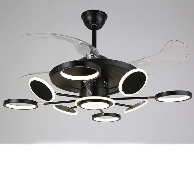 Nordic Ceiling Fans With LED Light Remote Control Ceiling