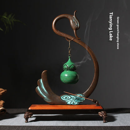 Swan Antique Incense Burner New Chinese Style