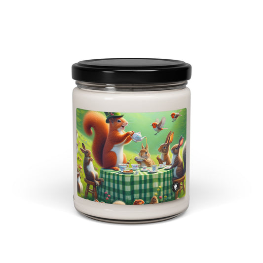 "Enchanted Meadow Tea Party" - The Alien Scented Soy Candle 9oz