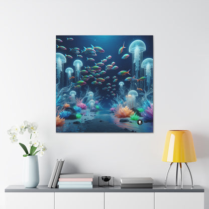 "Neon Dreams: The Underwater Wonderland" - The Alien Canva