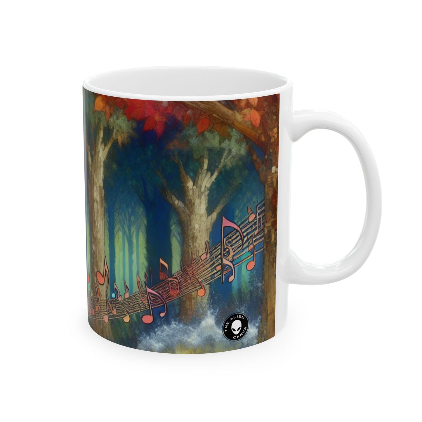 "Melodic Grove" - The Alien Ceramic Mug 11oz