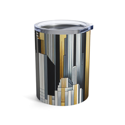 "Artistic Deco Dreamscape" - The Alien Tumbler 10oz Art Deco