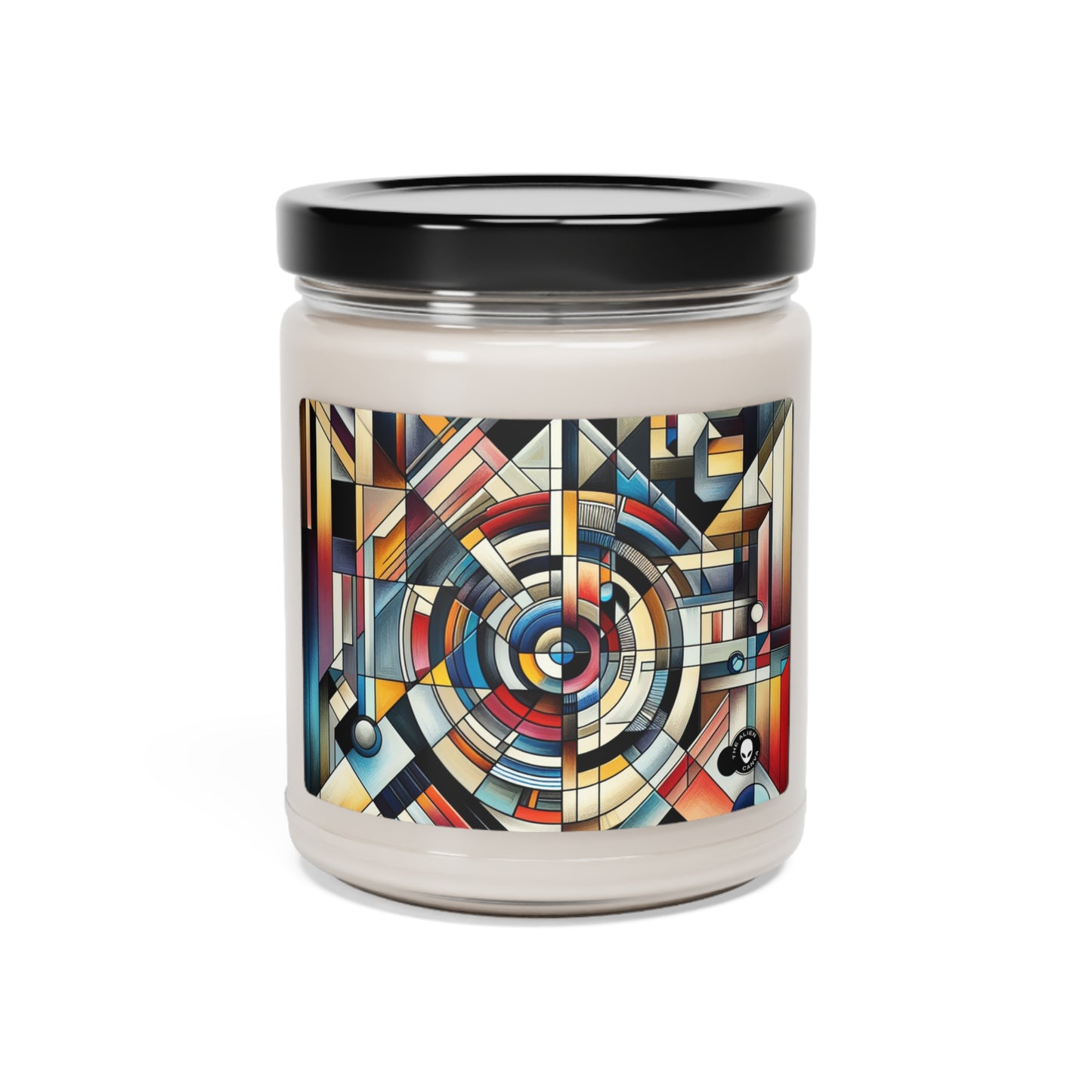 "City Lights: Geometric Nightfall" - The Alien Scented Soy Candle 9oz Geometric Abstraction