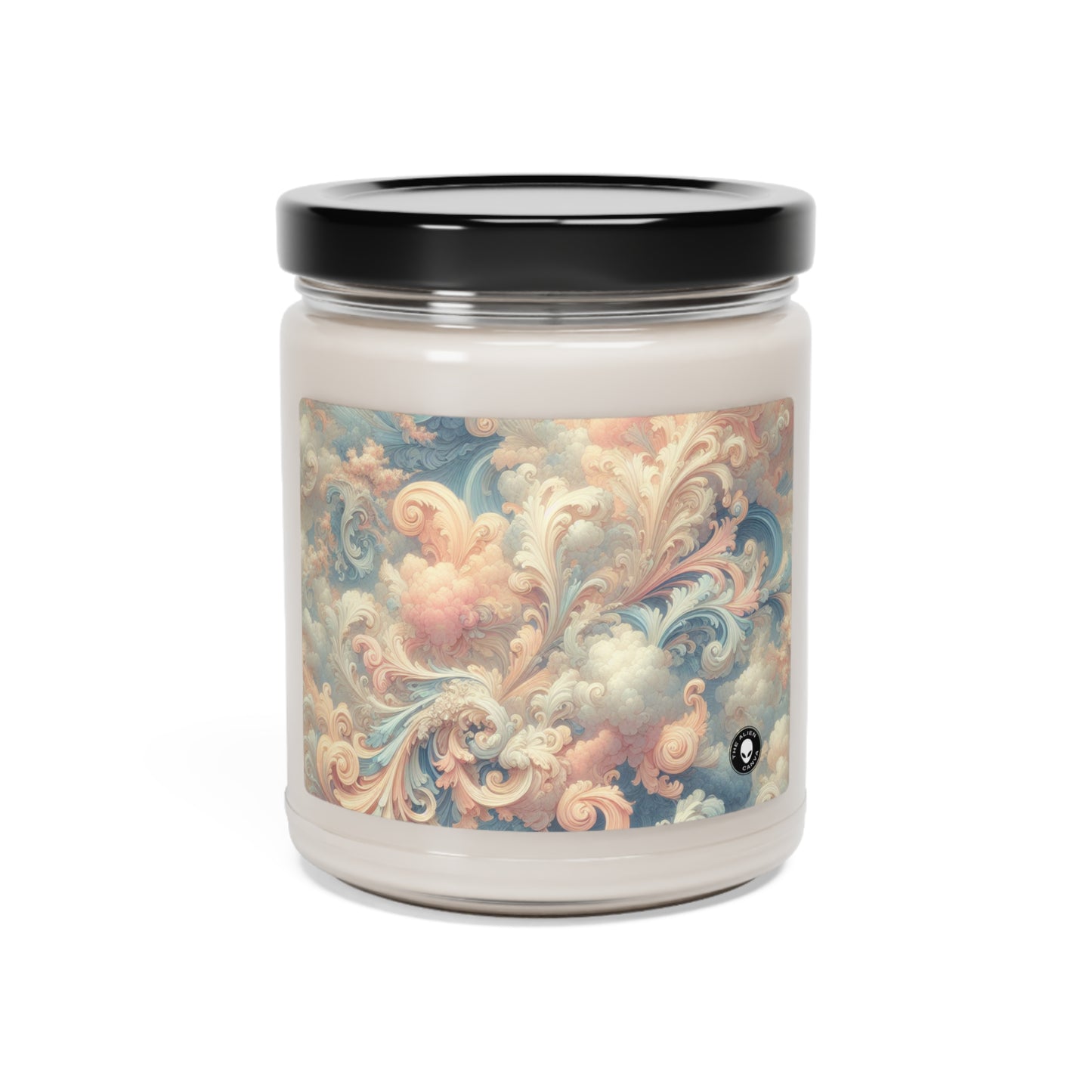 "Rococo Reverie: A Luxurious Ballroom Scene" - The Alien Scented Soy Candle 9oz Rococo