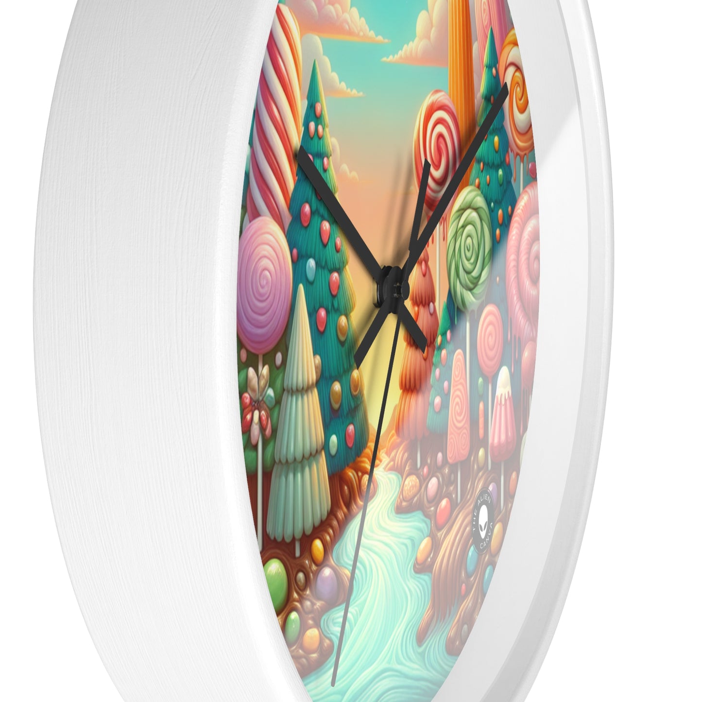 "Sugar Rush Forest" - L'horloge murale extraterrestre