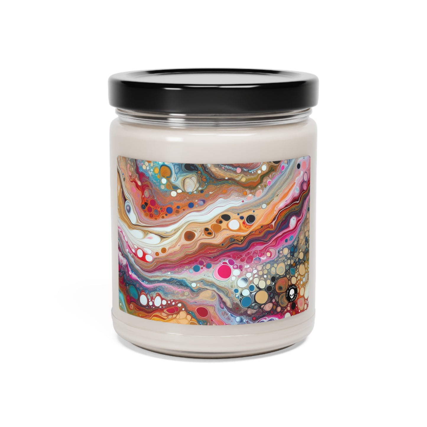 "Cosmic Colours: Creating a Mesmerizing Acrylic Pour Inspired by Celestial Nebulas" - The Alien Scented Soy Candle 9oz Acrylic Pouring