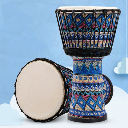 Qiangu Sheepskin African Drum Cloth Handmade Drum For Children''s Kindergarten Beginners 8 "10" Professional Yunnan Lijiang Drum