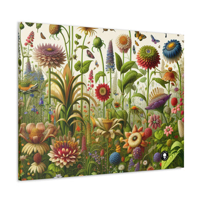 "Enchanted Garden: A Whimsical Scene" - The Alien Canva