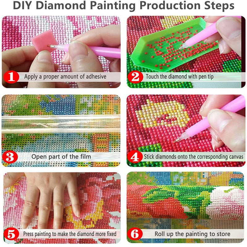 Nouveau Bricolage diamant peinture éléphant salon décoration peinture 5D