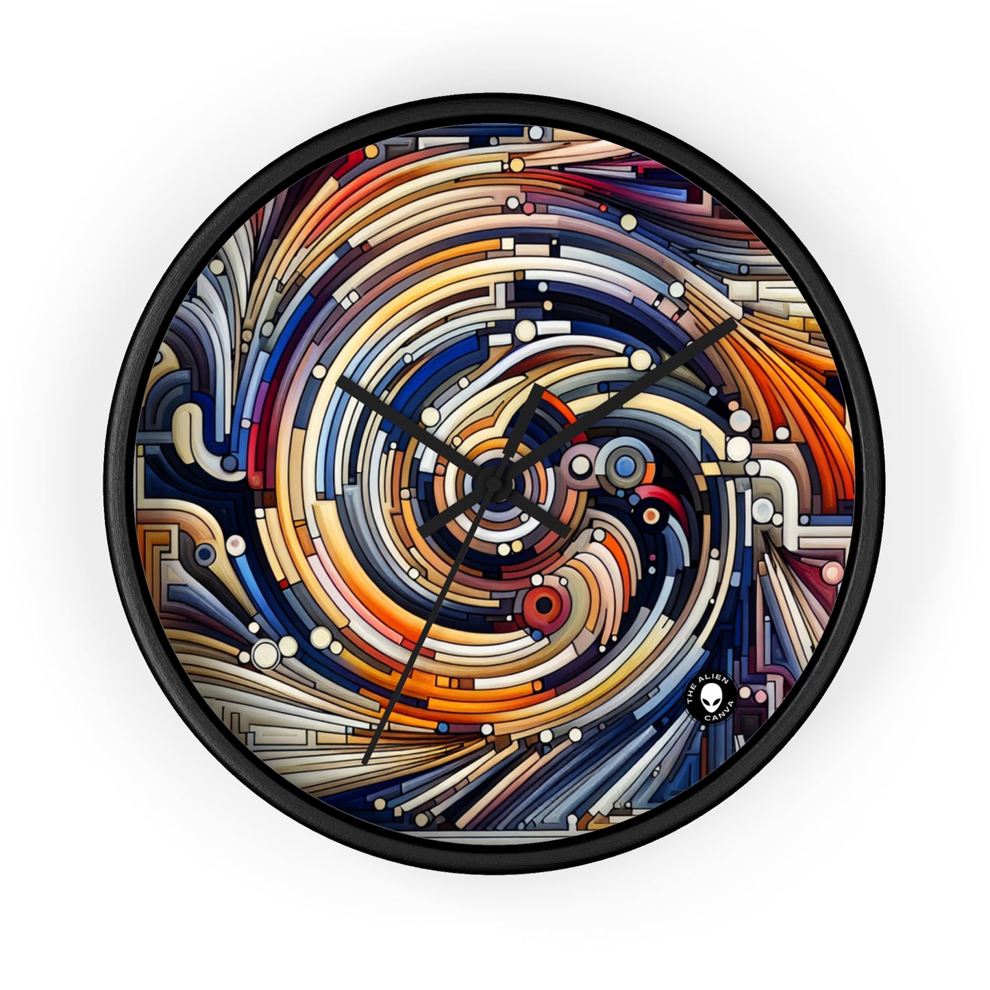 "Fluid Motion: A Kinetic Art Tribute to Oceanic Harmony" - The Alien Wall Clock Kinetic Art