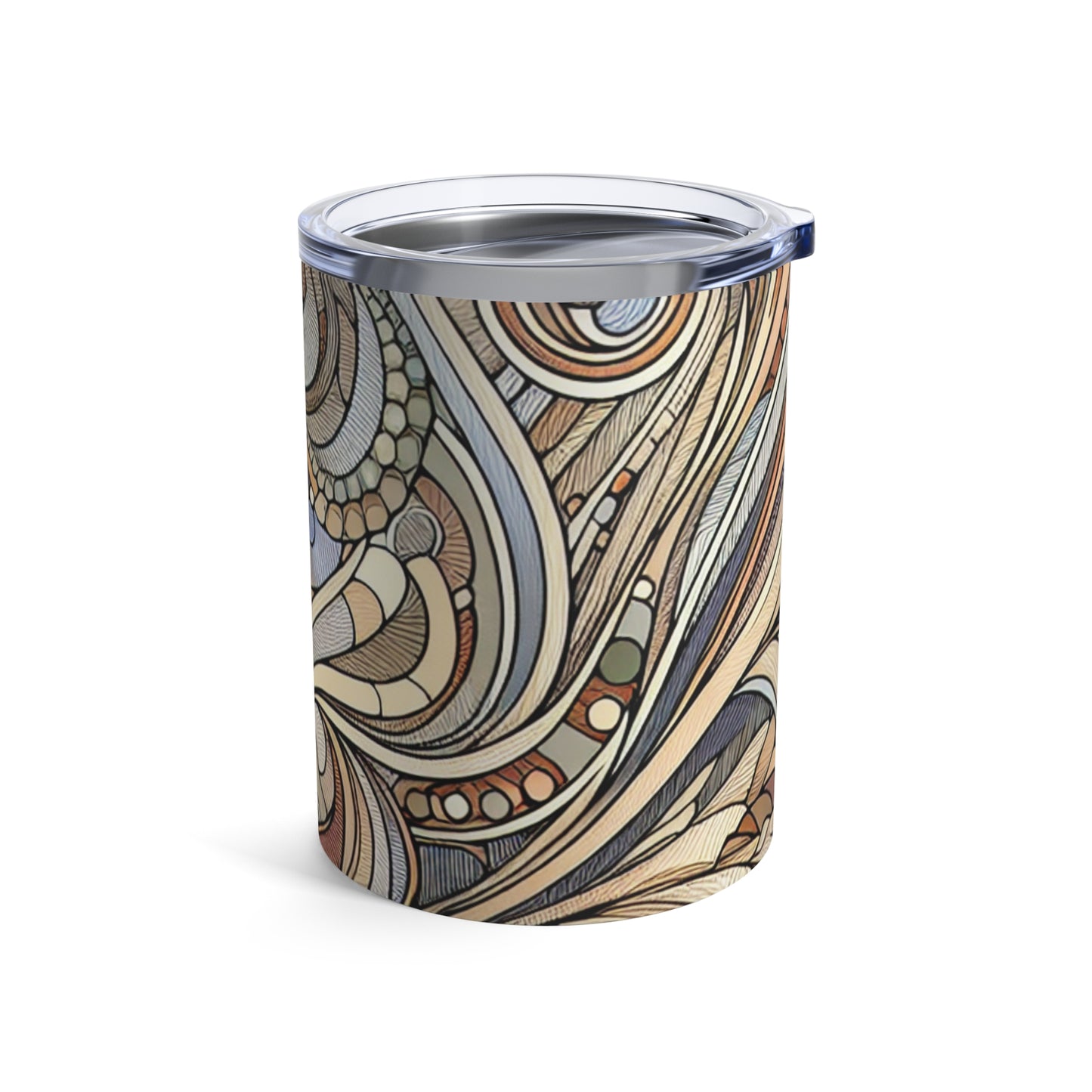 "Nature's Muse: Art Nouveau Woman" - The Alien Tumbler 10oz Art Nouveau