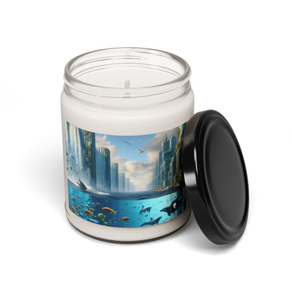 "City of Atlantis: Imagination Unleashed" - The Alien Scented Soy Candle 9oz