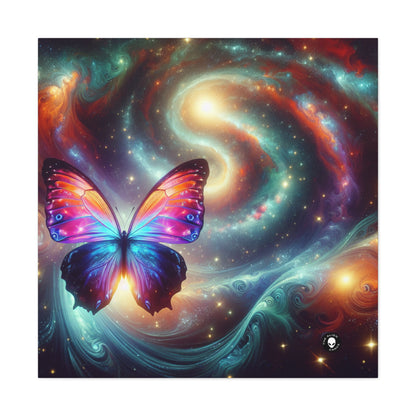 "Galactic Butterfly: A Cosmic Spectacle" - The Alien Canva