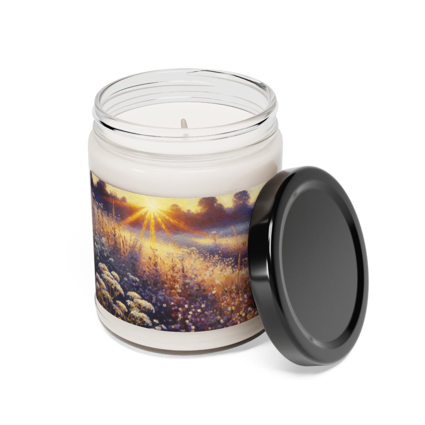 "Wildflower Sunrise" - The Alien Scented Soy Candle 9oz Impressionism Style
