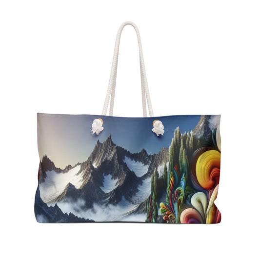 "Candy Mountains and Whimsical Valleys" - The Alien Weekender Bag