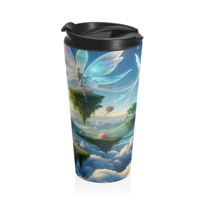 "Enchanted Sky Realms" - The Alien Stainless Steel Travel Mug