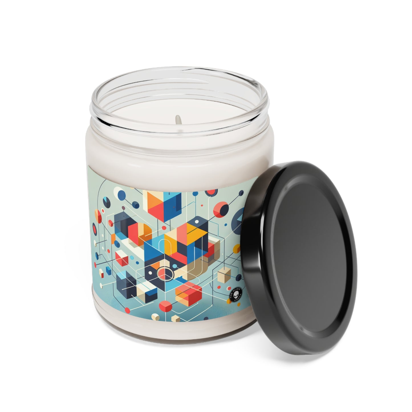 "Collaborative Utopia: A Mural of Hope and Harmony" - The Alien Scented Soy Candle 9oz Relational Art