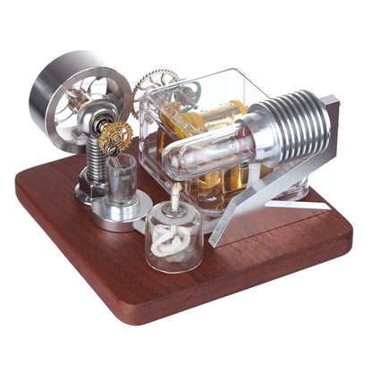 Music Box Stirling Engine Model Educational Toys