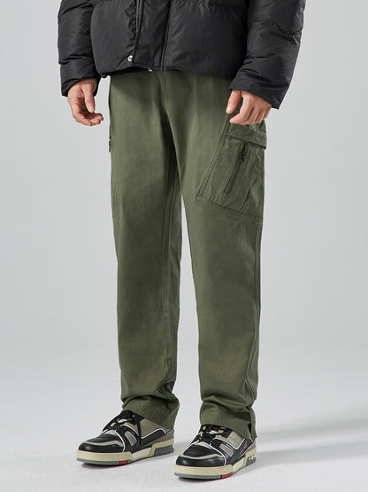 High Street All-match Casual Straight-leg Trousers