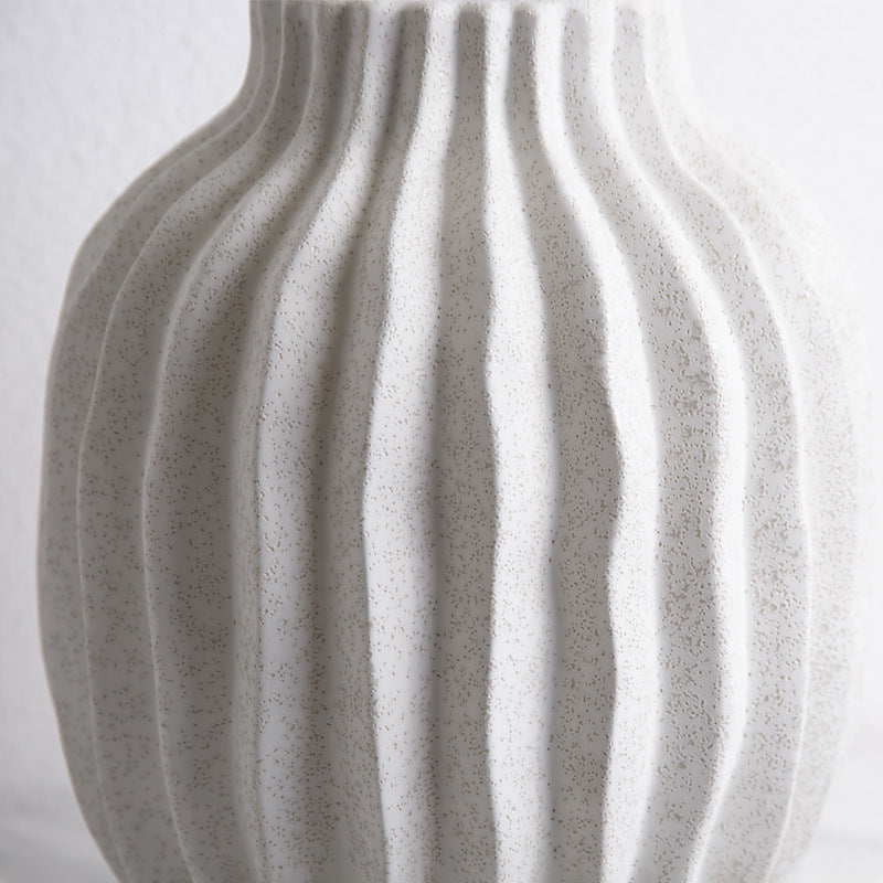 Vase à pétales créatif en céramique minimaliste nordique, décoration