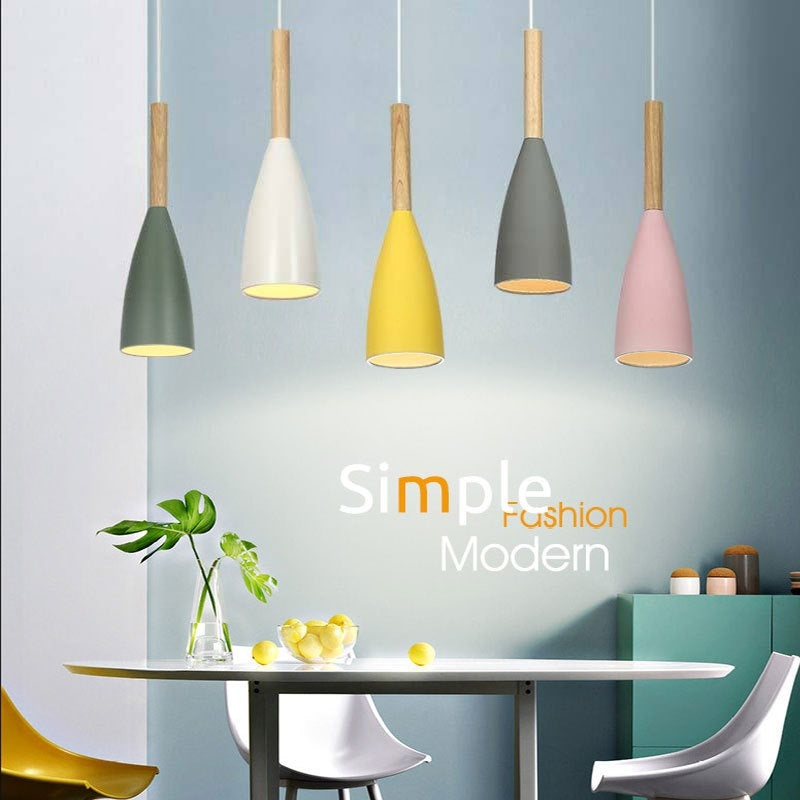 Lustre simple de bar de restaurant moderne nordique