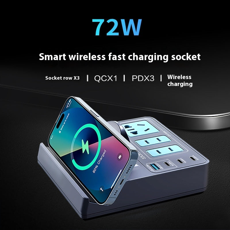 Wireless Charger 72W Fast Charging Socket