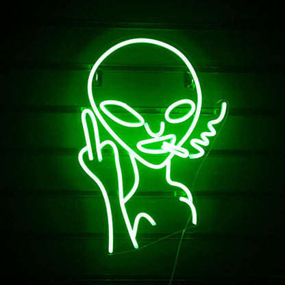 DIY Decorative Lamp Room Bedroom Alien Led Acrylic Neon Lamp