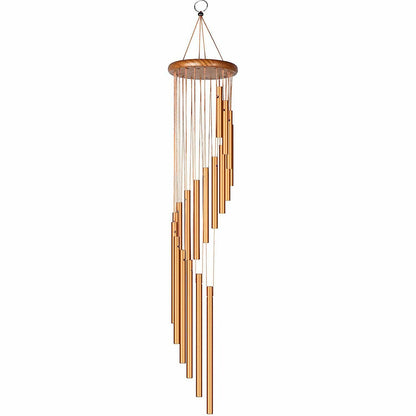 35'' Outdoor Wind Chimes Large 18 Tubes Deep Tone Chapel Bells For Garden Decor