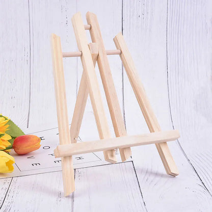 RUOPOTY Beech Wood Table Easel Stand To Painting Craft Wooden Vertical Painting Technique Special Shelf For Art Supplies