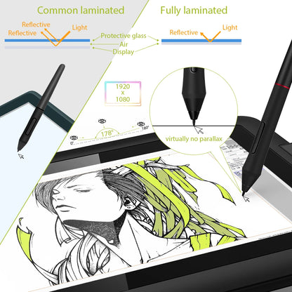 XPPen Artist 12 Pro 11,6 pulgadas tableta gráfica dibujo tableta Monitor pantalla animación arte Digital con inclinación 8192 presión