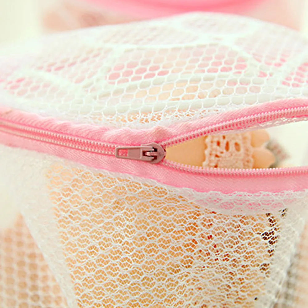 Women Lingerie Bra Underwear Laundry Washing Bags Net Mesh Clothes Sock Washing Organizer Zip Bags Hosiery Saver Bras Protector