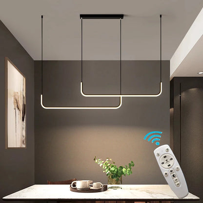 Lámpara de techo LED moderna, mesa regulable, comedor, cocina, lámparas colgantes minimalistas, iluminación para decoración del hogar, luminarias