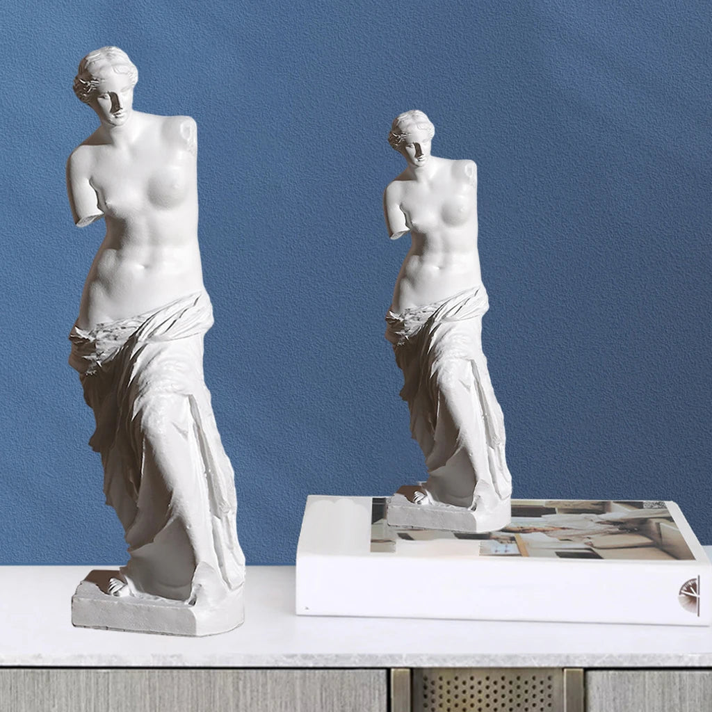 Estatuas de escultura de diosa de la mitología griega de resina, figuritas coleccionables, decoración de mesa central de taller para el hogar y la Oficina