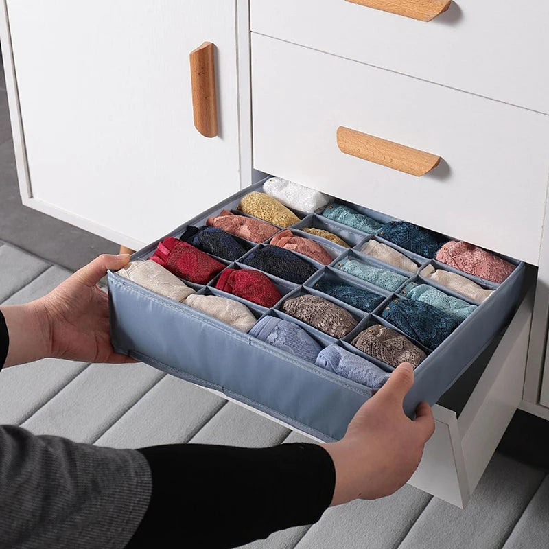 Organizador de calcetines, ropa interior, caja de almacenamiento para sujetadores, cajón organizador para ropa, corbatas, armario, organizador de ropa, separador de armario