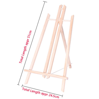 RUOPOTY Beech Wood Table Easel Stand To Painting Craft Wooden Vertical Painting Technique Special Shelf For Art Supplies