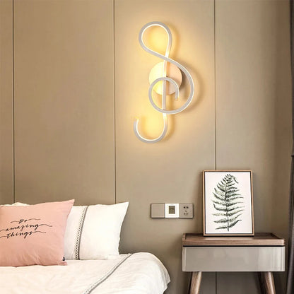 Modern Minimalist Wall Lamps Living Room Bedroom Bedside Luster AC90V-260V LED Indoor black white Lamp Aisle Lighting decoration