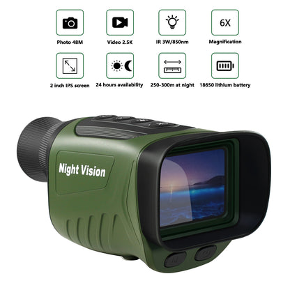 Vidéo HD Photo Longue-vue transfrontalière Télescope numérique