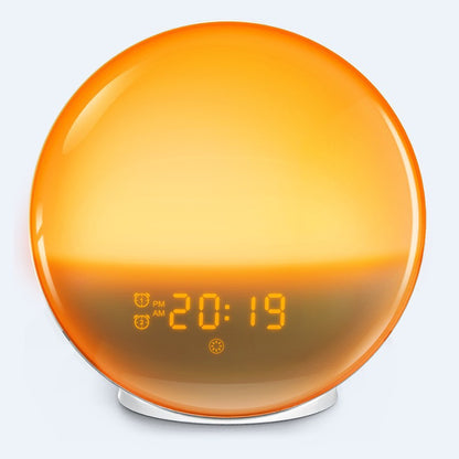 Simulated Sunrise And Sunset Natural Wake-up Light LED Electronic Alarm Clock Light Home Decor