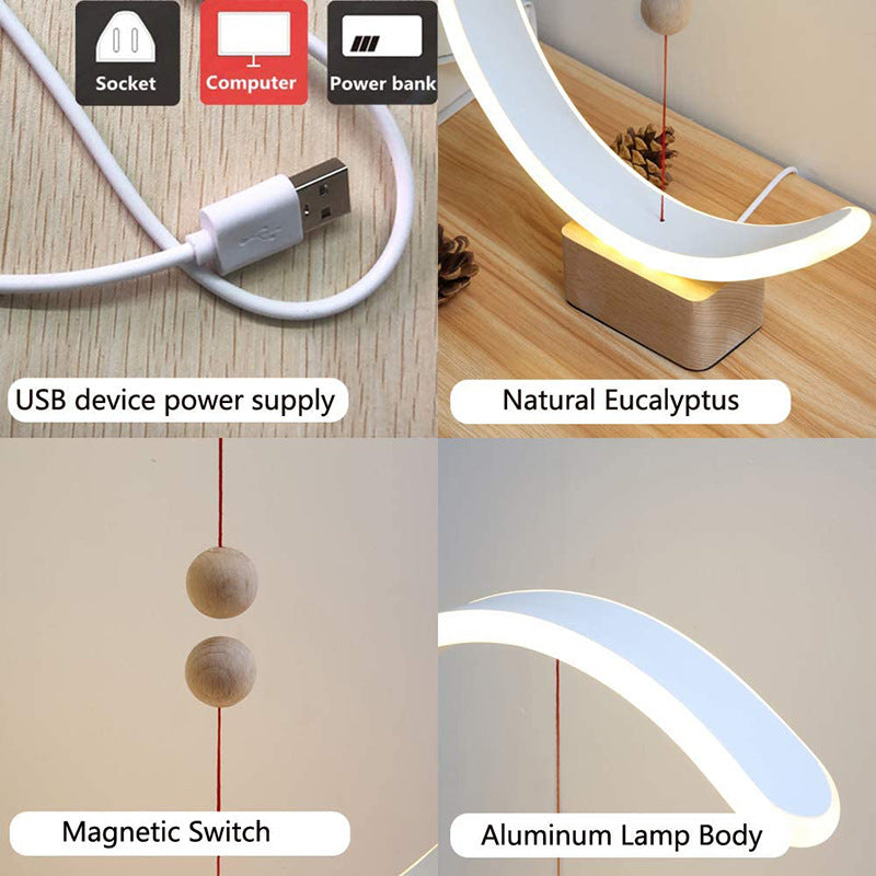 Lampe de table créative avec télécommande intelligente, suspension magnétique